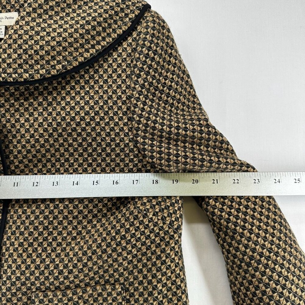 Amanda Smith Brown and Black Patterned Blazer - image 10